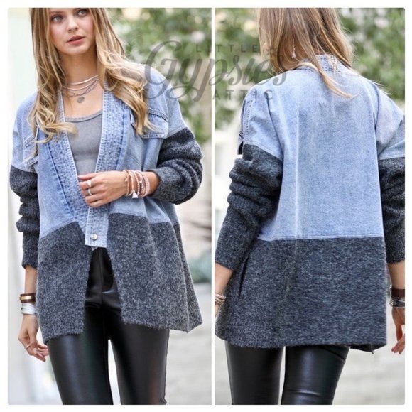 Little Gypsie's Attic Jackets & Blazers - Stand Out One Button Denim Jacket